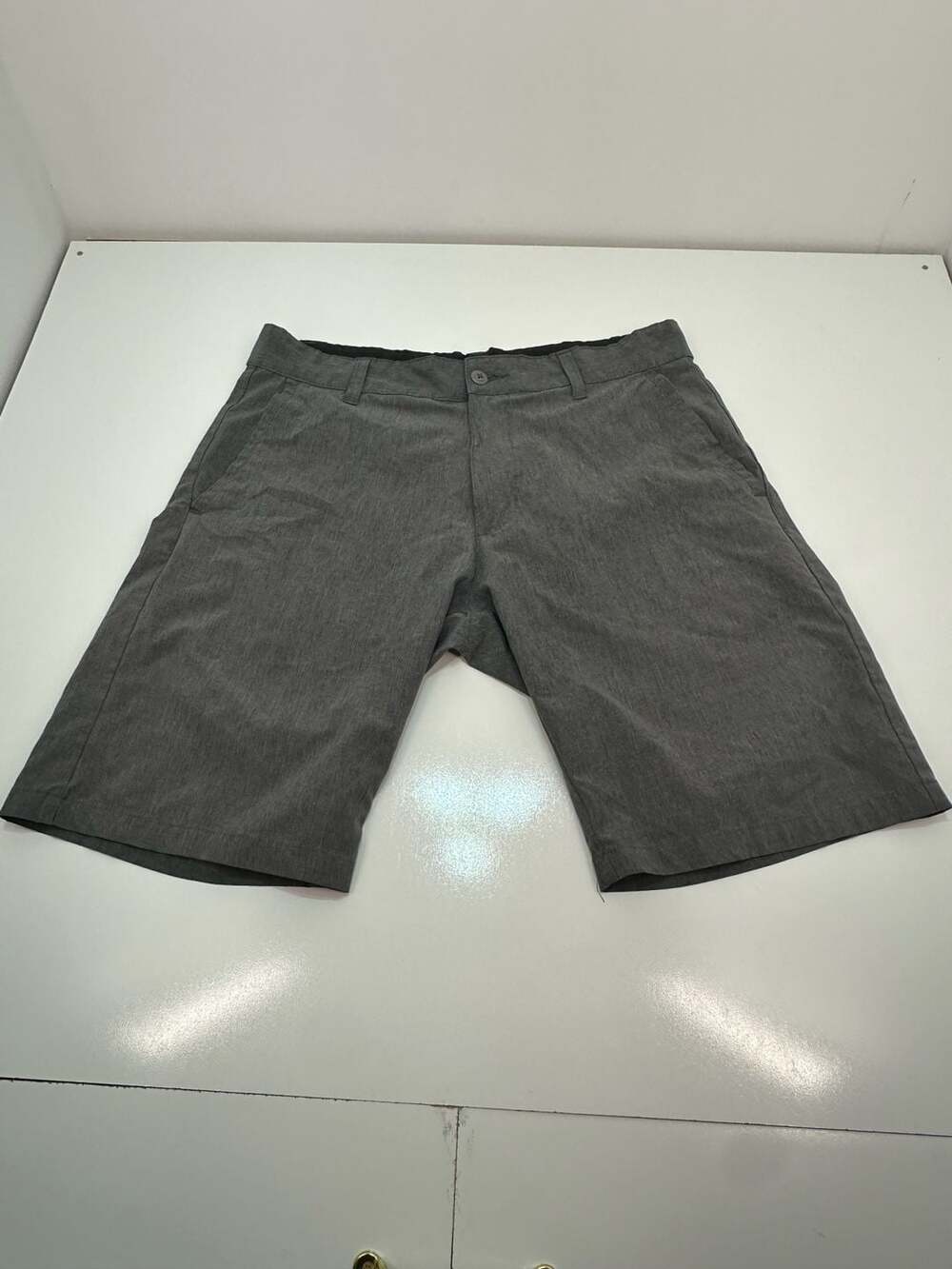 D125 Quiksilver Union Heather Amphibian 20" Hybrid Shorts Black
